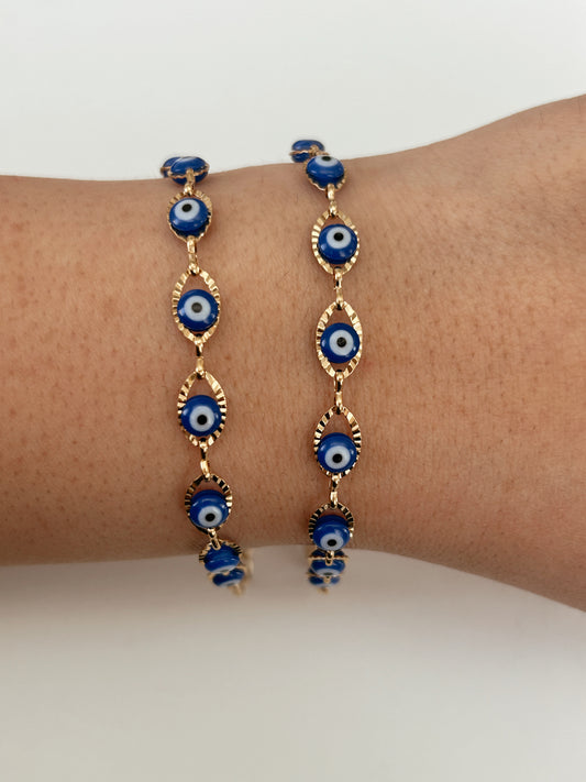 Evil Eye Link Bracelet